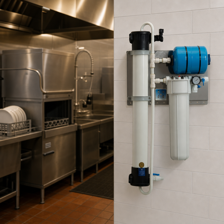 Product image #3 for Antunes Vizion VZN-541V Vertical Ultrafiltration Water Filtration Unit, 15 GPM, 0.015 Micron, One Carbon Cartridge