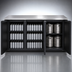 Thumbnail image #3 for Hoshizaki BB80 Three-Section Back Bar Cooler with Locking Solid Hinged Doors, 80 Inch, Self-Contained Refrigeration