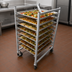 Thumbnail image #4 for Full-Size Mobile Aluminum Side-Load Pan Rack, 9-Pan Capacity