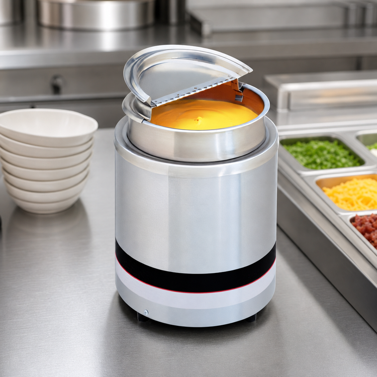 Product image #3 for APW Wyott RW-2V-SP Countertop Electric Wet Food Warmer Package, 11 Quart