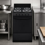 Thumbnail image #4 for Summit Commercial Summit Appliance RE2413B 24-Inch Black Freestanding Electric Coil Range with 2.9 Cu. Ft. Oven and Broiler