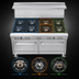 Thumbnail image #3 for Southbend Ultimate 60-Inch Gas Restaurant Range with 9 Burners, Convection Oven, Cabinet Base, and Backriser Shelf