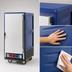Thumbnail image #3 for Metro C5 3 Series 3/4 Height Mobile Combination Heated Holding and Proofing Cabinet with Blue Insulation Armour and Universal Wire Slides