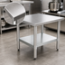 Thumbnail image #3 for Eagle Group MS3030-X 30 x 30 x 24-Inch Stationary Mixer Stand with Stainless Steel Top and Galvanized Undershelf