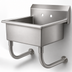 Thumbnail image #3 for Advance Tabco 27-Inch Wall-Mounted 14-Gauge 304 Stainless Steel Service Sink with 12-Inch Deep Bowl