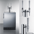 Thumbnail image #3 for Summit Commercial 24-Inch Nitro Coffee Kegerator with Dual Tap and Convertible Refrigerator