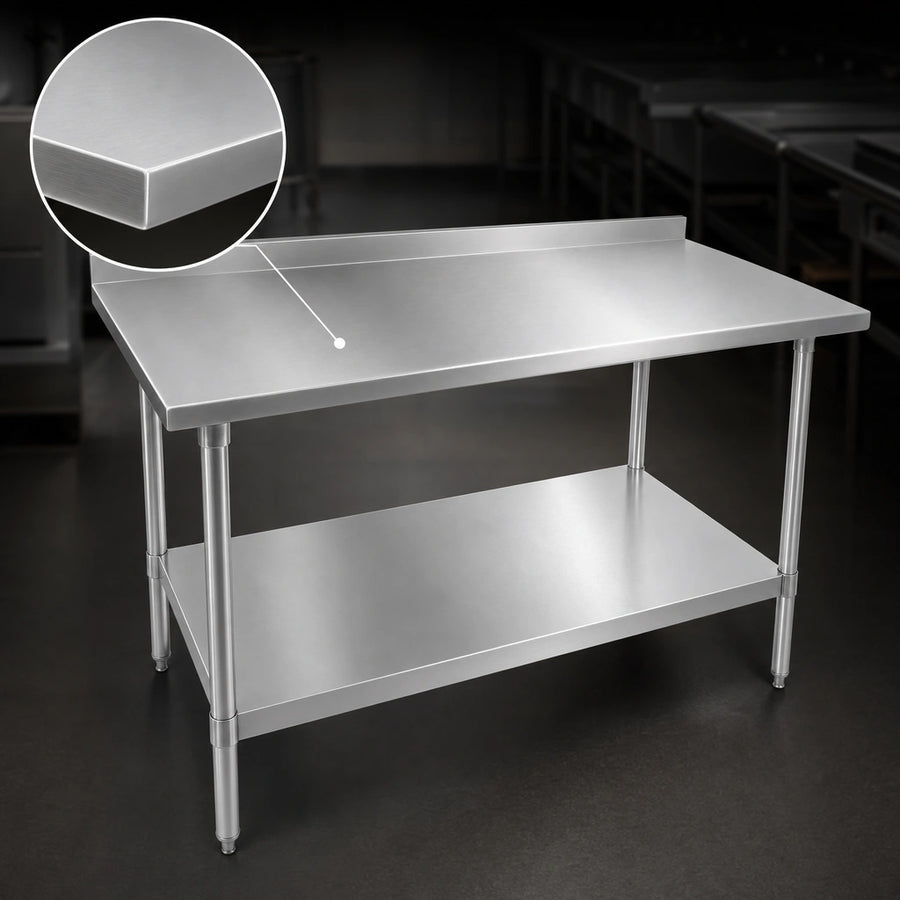 16-Gauge 300-Series Stainless Steel Top