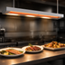 Thumbnail image #3 for Nemco 6155-36-DL-208 Dual Lighted Remote-Controlled Infrared Strip Heat Lamp, 36 Inch, 208 Volt