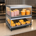 Thumbnail image #3 for Hatco Glo-Ray 36-Inch Countertop Slant/Horizontal Pass-Through Merchandising Warmer, 120V, 1810W