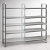Thumbnail image #3 for Cambro Camshelving Elements XTRA 5-Tier Stationary Add-On Polymer Shelving Unit, 21 x 42 x 64 Inches, Speckled Gray