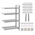 Thumbnail image #3 for Cambro Camshelving Elements XTRA 4-Tier Stationary Add-On Polymer Shelving Unit, 18