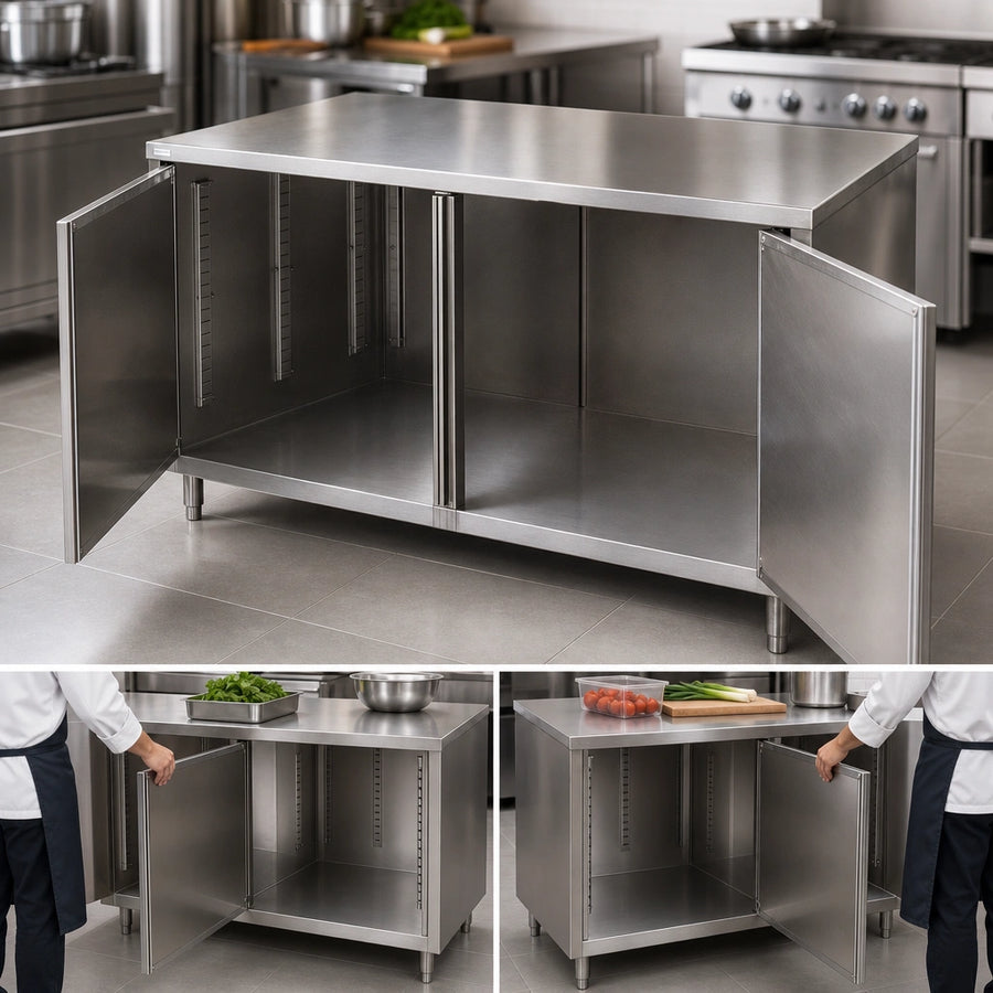 Dual-Access Hinged Doors