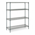 Thumbnail image #4 for Metro Super Erecta Super Adjustable Metroseal 3 Wire Shelving Starter Unit with 4 Wire Shelves, 36