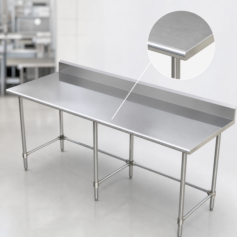 Reinforced Stainless Steel Top