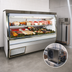 Thumbnail image #3 for Howard-McCray 34N Series Double Duty Remote Deli Meat & Cheese Service Case, 48 Inch, Stainless Steel, LED Lighting