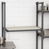Thumbnail image #3 for Camshelving Elevation 18 x 36 Inch Wall-Mounted Add-On Shelf Kit with Solid Shelf Plates, Brushed Graphite
