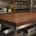Thumbnail image #3 for John Boos Boos Block American Black Walnut Edge Grain Kitchen Countertop, 84 x 48 x 2-1/4 Inches