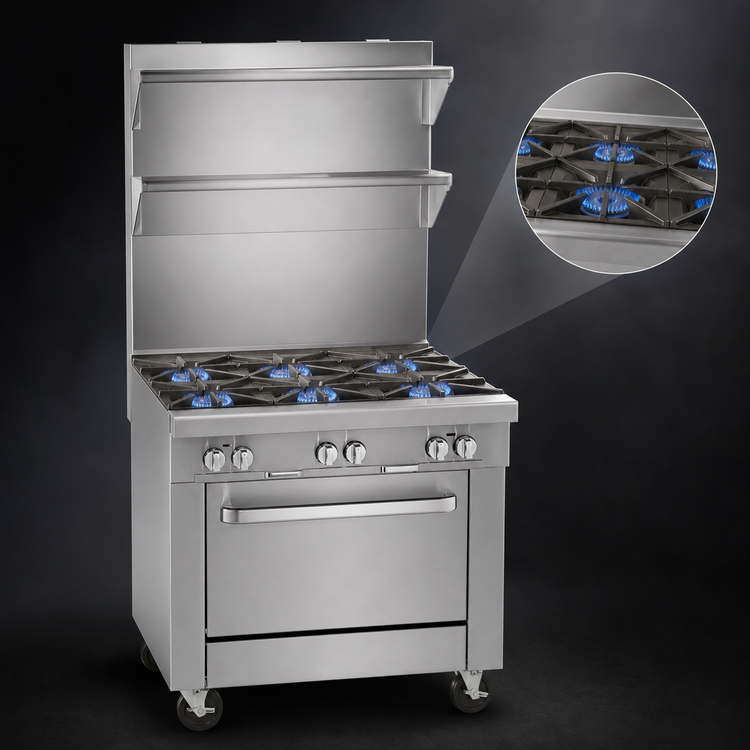 Product image #3 for Southbend Platinum Heavy Duty 48-Inch Modular Natural Gas Range with 8 Open Burners