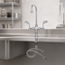 Thumbnail image #3 for T&S Brass B-0309 Double Pantry Mixing Faucet with Swivel Gooseneck and Wrist-Action Handles