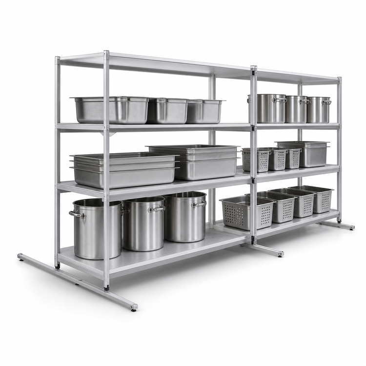 Product image #3 for 21 Ft. Double-Deep Aluminum Floor Track Kit
