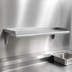 Thumbnail image #3 for Eagle Group Snap-n-Slide 36 Inch x 15 Inch Wall-Mounted Shelf, Rolled Front Edge, 16-Gauge 430 Stainless Steel