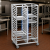Thumbnail image #3 for Channel Standard Series 36-Inch Double Section Aluminum Cafeteria Tray Rack for 15 x 20 Trays
