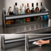 Thumbnail image #3 for Glastender 23-Inch Single Stainless Steel Speed Rail with Open Step-and-Rail Design