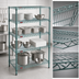 Thumbnail image #3 for EagleGard 4-Tier Stationary Starter Wire Shelving Unit, 48