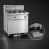 Thumbnail image #3 for Imperial 5-Station Electric Floor Fryer with Built-In Space Saver Filter System, 75 lb. Tanks, Tilt-Up Elements