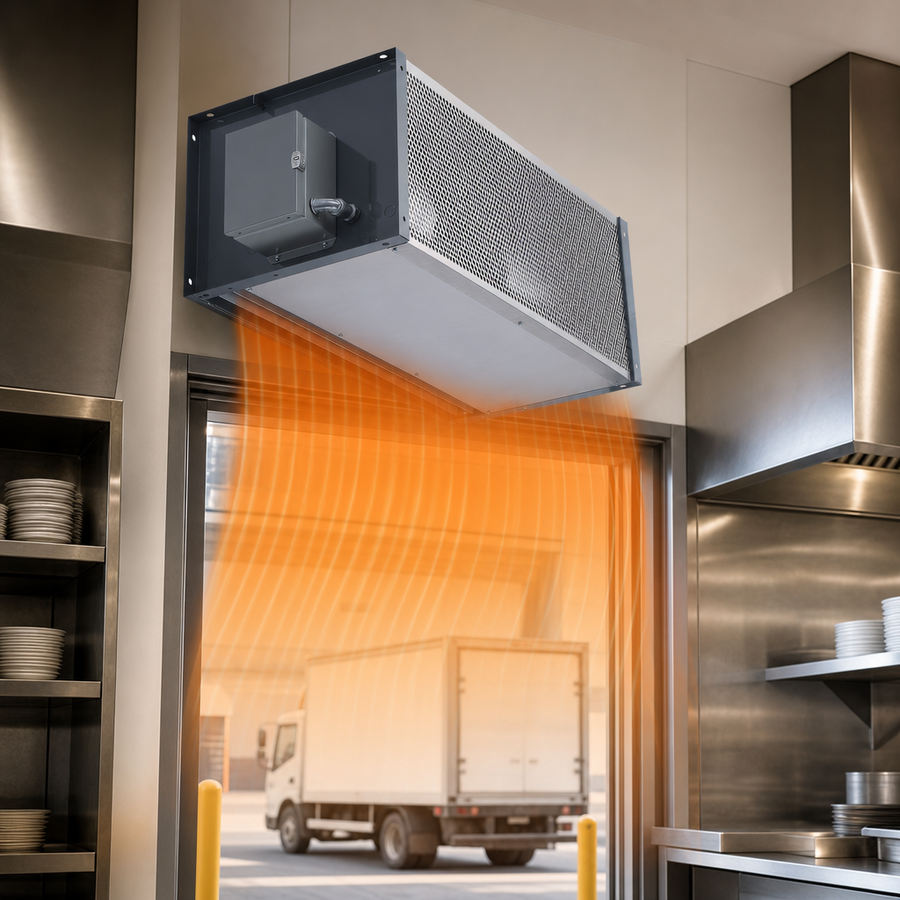 Electric Heated Air Curtain