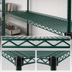 Thumbnail image #3 for Eagle Valu-Gard Quad-Adjust 72-Inch x 18-Inch Wire Shelf, Green Epoxy, 600 lb. Capacity