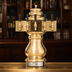 Thumbnail image #3 for Glastender Braumeister 5-Faucet Polished Brass Glycol-Cooled Draft Dispensing Tower