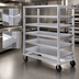 Thumbnail image #3 for Heavy-Duty Aluminum Queen Mary Utility Cart, 6 Shelves, 27 x 73 Inches, 1200 lb Capacity