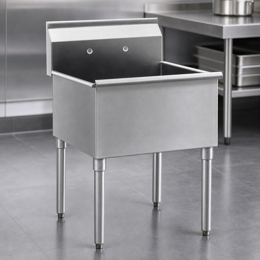 16-Gauge 304 Stainless Steel Construction