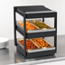 Thumbnail image #3 for Nemco 18-Inch Countertop Hot Food Shelf Merchandiser with Dual Shelves, 120V