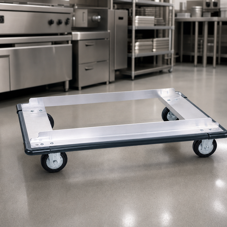 Product image #3 for Metro Super Erecta Aluminum Stock Truck Dolly, 36-Inch W x 24-Inch D, Wraparound Bumper