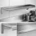 Thumbnail image #3 for 72-Inch x 12-Inch Wall-Mounted Shelf, 16-Gauge Type 304 Stainless Steel
