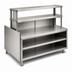 Thumbnail image #3 for Randell Modular Chef Service Counter Right Chef-Side Section, 99-1/2 Inches Wide, with Plate Storage Cabinet and Double Overshelf