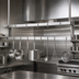 Thumbnail image #3 for Serv-Ware 96-Inch Stainless Steel Double-Bar Pot Rack with 16 Hooks