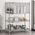 Thumbnail image #3 for Chrome Security Enclosure Kit with Hinged Doors, 36 Inch W x 24 Inch D