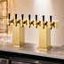 Thumbnail image #3 for Perlick 4006-16BTF2 Extra-High 16-Faucet Countertop Glycol-Cooled Bridge Tee Draft Beer Tower, Tarnish-Free Brass
