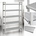 Thumbnail image #3 for Cambro Camshelving Elements XTRA 5-Shelf Universal Vented Shelf Kit, 21-Inch x 36-Inch, Speckled Gray