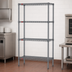 Thumbnail image #3 for Eagle Group Valu-Master 4-Tier Wire Shelving Starter Unit, 36W x 21D x 74H, Pewter Gray Epoxy Finish
