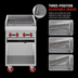 Thumbnail image #3 for American Range ADJF-48 48-Inch Floor Model Adjustable Gas Charbroiler with Cabinet Base, 8 Burners
