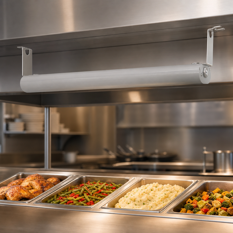 Product image #3 for Vollrath 84-Inch Unlighted Low Profile Strip Heat Lamp, Aluminum Housing, 208V