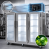 Thumbnail image #3 for Dealer's Choice G33010M Three-Section Reach-In Glass Door Merchandiser Freezer