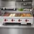 Thumbnail image #3 for Omcan USA 48-Inch Countertop Gas Griddle with 3/4-Inch Polished Steel Plate