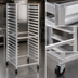 Thumbnail image #3 for Panco Full-Height Mobile Aluminum Donut Rack for 20 23 x 23 Inch Screens