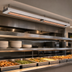 Thumbnail image #3 for Hatco Glo-Ray® 108-Inch Double Unlighted Infrared Strip Heater, 5000W, Aluminum