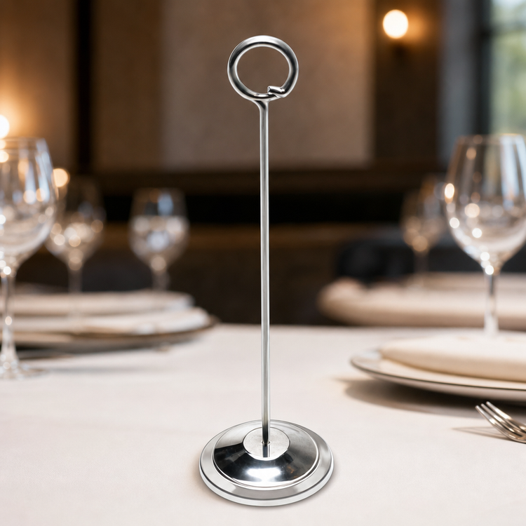 Product image #3 for American Metalcraft CH10 Stainless Steel 10-Inch Weighted Reservation Card Holder
